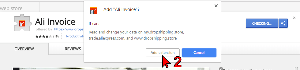 Install Ali Invoice